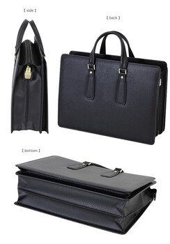 ビジネスバッグ 大容量 ロック付 24 0209 送料無料-7