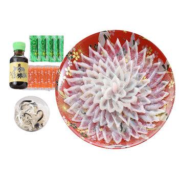 関とら本店 とらふく刺身セット とらふぐ刺身135g とらふぐ皮60g ふく ふぐ フグ てっさ 送料無料-1