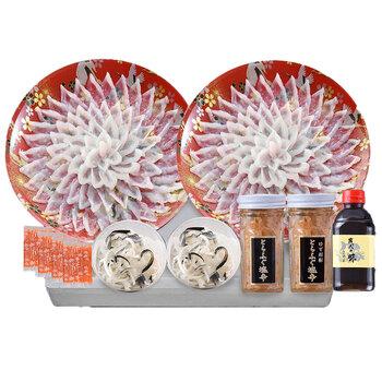 関とら本店 とらふく刺身 とらふく塩辛セット とらふぐ刺身135g×2 とらふぐ皮30g×2 とらふぐ塩辛60g 等 送料無料-1