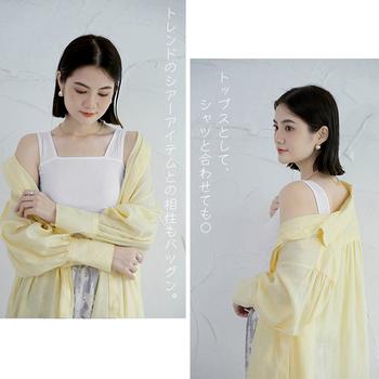 ブラ紐隠しインナー リブタンクトップ無地 送料無料 即日発送-9