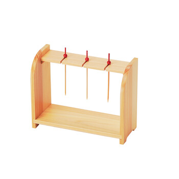 ひのき串かけ棚 日本製 送料無料-4