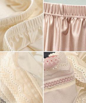 サテンペチコートレース切り替えペチパンツ 送料無料 即日発送-9