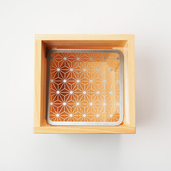 ステンレス 細密目皿 つるべ盛器用 麻の葉 中 日本製 送料無料-2