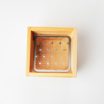 ステンレス 細密目皿 つるべ盛器用 麻の葉 大 日本製 送料無料-2