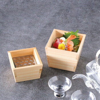 ステンレス 細密目皿 つるべ盛器用 麻の葉 小 日本製 送料無料-2