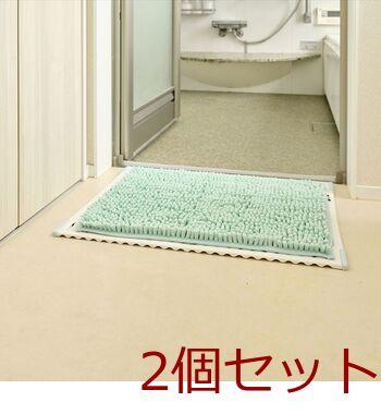 SUSU抗菌ストロングWバスマットECグリーン40×60cm 2個セット 送料無料 即日発送-3