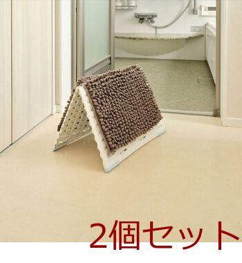 SUSU抗菌ストロングWバスマットECブラウン35×50cm 2個セット 送料無料 即日発送-4