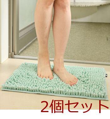 SUSU抗菌ストロングWバスマットECグリーン35×50cm 2個セット 送料無料 即日発送-5