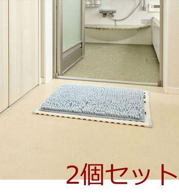 SUSU抗菌ストロングWバスマットECブルー35×50cm 2個セット 送料無料 即日発送-3