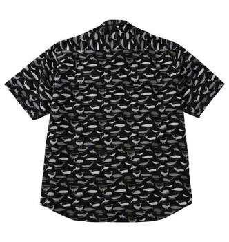 大きいサイズ Mc.S.P リップルクロスB.D半袖シャツ 3L 4L 5L 6L ブラック ラッピング可 送料無料 即日発送-1