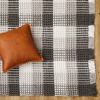 キッチンマット 約45×120cm 洗濯機で洗える 綿100% ワッフル生地 エルフ 3カラー 3サイズ 送料無料-12