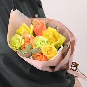 ホシファーム フリルパッション８本＆ホシフルーツ煌めき果実のカップケーキ３個入 メッセージカード付 ラッピング済 送料無料-5