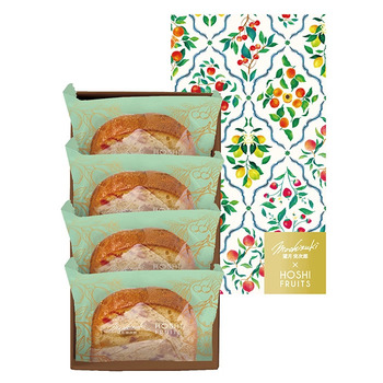 フリルスイート８本＆７種のフルーツのパウンドケーキ ４個入 メッセージカード付 ラッピング済 送料無料-5