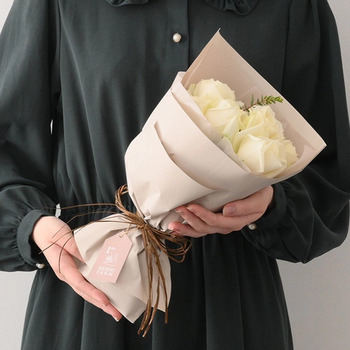 ホシファーム フリルブーケピュア８本＆ホシフルーツ煌めき果実のカップケーキ３個入 メッセージカード付 ラッピング済 送料無料-5