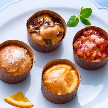 ホシファーム フリルブーケスイート８本＆ホシフルーツ 果実のカップケーキ３個入 メッセージカード付 ラッピング済 送料無料-6