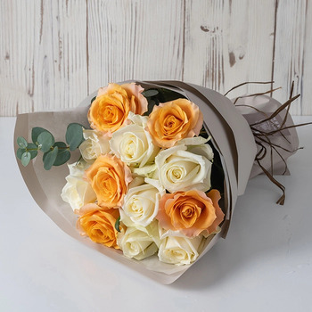 フリル１２本ホワイトオレンジ＆ミルフイユとウェッジウッドティーバッグセット１１個入 メッセージカード付 ラッピング済 送料無料-2