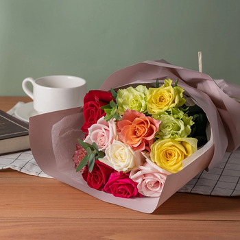 フリル１２本カラフル＆ミルフイユとウェッジウッドティーバッグセット１１個入 メッセージカード付 ラッピング済 送料無料-6