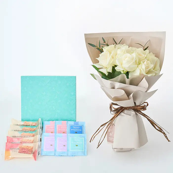 フリル１２本ピュア＆ミルフイユとウェッジウッドティーバッグセット１１個入 メッセージカード付 ラッピング済 送料無料-1