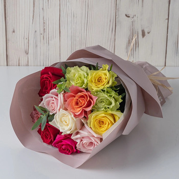 フリル１２本カラフル＆４種の焼き菓子とＲＣＤＣ ドリップコーヒーセット７個入 メッセージカード付 ラッピング済 送料無料-2