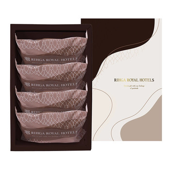 フリル８本スイート＆リーガロイヤルアーモンドショコラ４個入 メッセージカード付 ラッピング済 送料無料-5