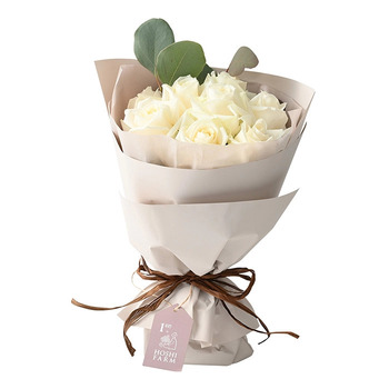 ホシファームフリルブーケピュア８本＆フィナンシェ ティー７個入 メッセージカード付 ラッピング済 送料無料-6