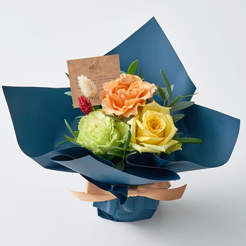 ミニアレンジメントパッション＆ニナスオリジナルシークレットガーデンティータイム３ メッセージカード付 ラッピング済 送料無料-2