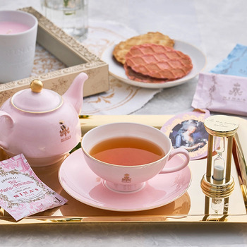 フリルブーケ８本スイート＆ニナスシークレットガーデンティータイム６個入 メッセージカード付 ラッピング済 送料無料-3