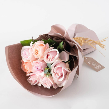 フリルブーケ８本スイート＆ニナスシークレットガーデンティータイム６個入 メッセージカード付 ラッピング済 送料無料-6