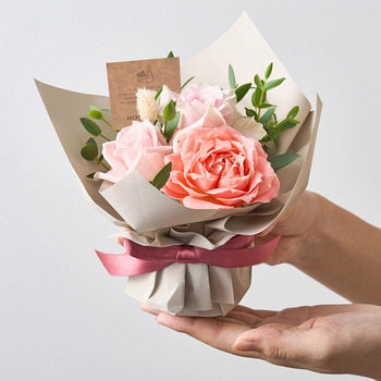 ホシファーム ミニアレンジメントスイート＆ホシフルーツ贅沢ブラウニー３個入 メッセージカード付 ラッピング済 送料無料-1