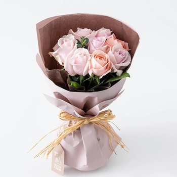 ホシファームフリルブーケスイート８本＆ホテルオークラスイーツアソート５個入 メッセージカード付 ラッピング済 送料無料-4