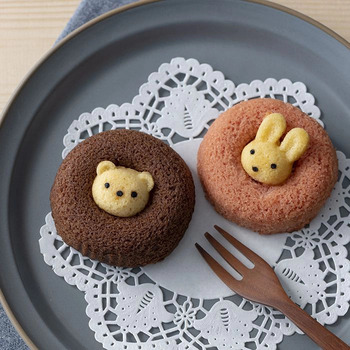 ホシファーム 薔薇のミニブーケ スイート２本＆アニマルドーナツ２個入 メッセージカード付 ラッピング済 送料無料-1