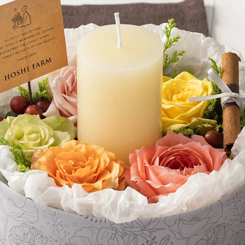 ホシファーム 薔薇のケーキでお祝いギフト カラフル＆オークラ ショコラケーキ メッセージカード付 ラッピング済 送料無料-1