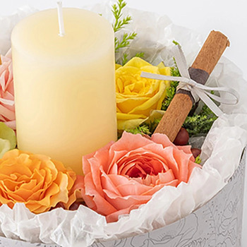 ホシファーム 薔薇のケーキでお祝いギフト カラフル＆オークラ ショコラケーキ メッセージカード付 ラッピング済 送料無料-5