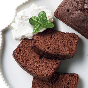 ホシファームフリルブーケ ホワイトオレンジ８本＆銀座千疋屋チョコパウンドケーキ メッセージカード付 ラッピング済 送料無料-6