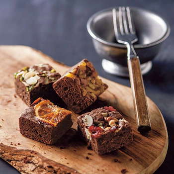 ホシファーム フリルブーケピュア８本 ＆ ホシフルーツ 贅沢ブラウニー９個入 メッセージカード付 ラッピング済 送料無料-5