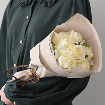 ホシファーム フリルブーケピュア８本 ＆ ホシフルーツ 贅沢ブラウニー９個入 メッセージカード付 ラッピング済 送料無料-6