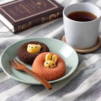 ホシファーム フリルブーケスイート８本 ＆ アニマルドーナツ２個入 メッセージカード付 ラッピング済 送料無料-3