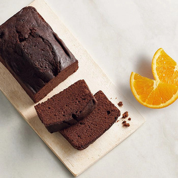 ホシファーム フリルブーケ ピュア８本＆銀座千疋屋 銀座チョコパウンドケーキ メッセージカード付 ラッピング済 送料無料-2