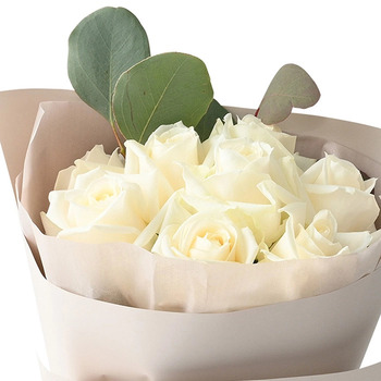 ホシファーム フリルブーケ ピュア８本＆銀座千疋屋 銀座チョコパウンドケーキ メッセージカード付 ラッピング済 送料無料-4