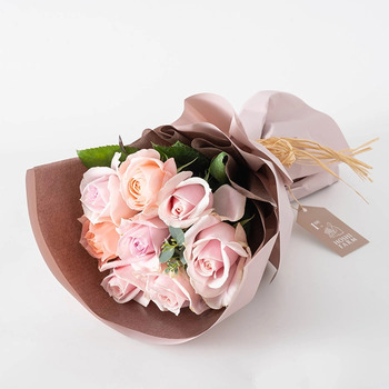 フリルブーケ スイート ８本 メッセージカード付 ラッピング済 送料無料-2