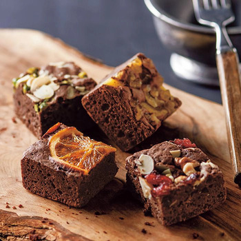 ホシファーム フリルブーケ カラフル８本＆ホシフルーツ 贅沢ブラウニー ６個入 メッセージカード付 ラッピング済 送料無料-5