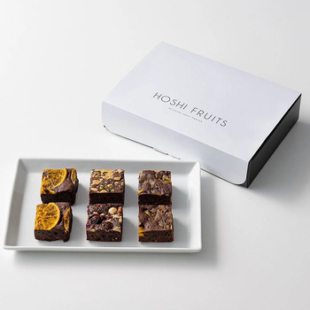 ホシファーム フリルブーケ カラフル８本＆ホシフルーツ 贅沢ブラウニー ６個入 メッセージカード付 ラッピング済 送料無料-6