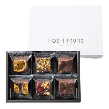 ホシファーム フリルブーケ パッション８本＆ホシフルーツ 贅沢ブラウニー ６個入 メッセージカード付 ラッピング済 送料無料-2