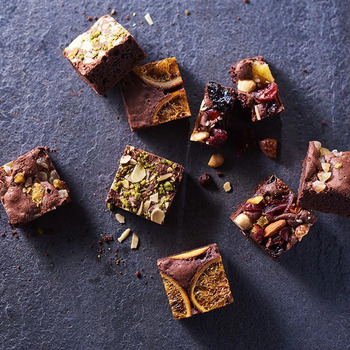 ホシファーム フリルブーケ スイート８本＆ホシフルーツ 贅沢ブラウニー ６個入 メッセージカード付 ラッピング済 送料無料-1