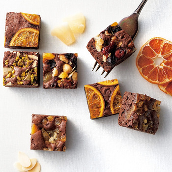 ホシファーム フリルブーケ スイート８本＆ホシフルーツ 贅沢ブラウニー ６個入 メッセージカード付 ラッピング済 送料無料-2