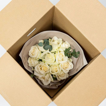 ホシファーム フリルブーケ ピュア １２本 メッセージカード付 ラッピング済 送料無料-3