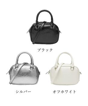 ショルダーバッグ PUレザー 2way レディース ハンドバッグ ミニバッグ 無地 送料無料 即日発送-1