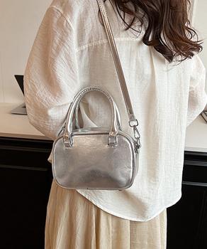 ショルダーバッグ PUレザー 2way レディース ハンドバッグ ミニバッグ 無地 送料無料 即日発送-5