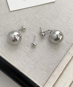 メタルボールピアス きれいめ 一粒ピアス 送料無料 即日発送-8