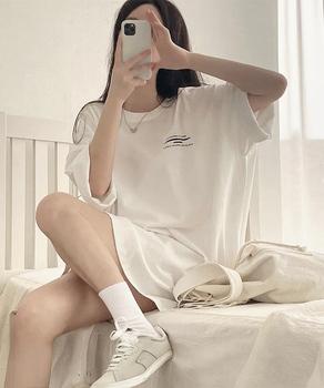 ビッグシルエットロゴTシャツ レディース 送料無料 即日発送-4